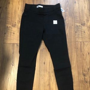 NWT WOMENS OLD NAVY JEANS BLK super skinny midrise